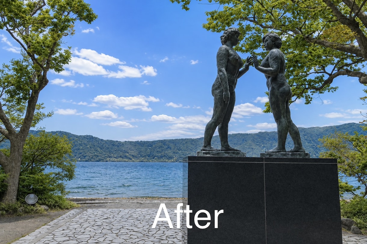 AIで写真をキレイに補正・加工します 大切な思い出の写真をもっと綺麗に イメージ1