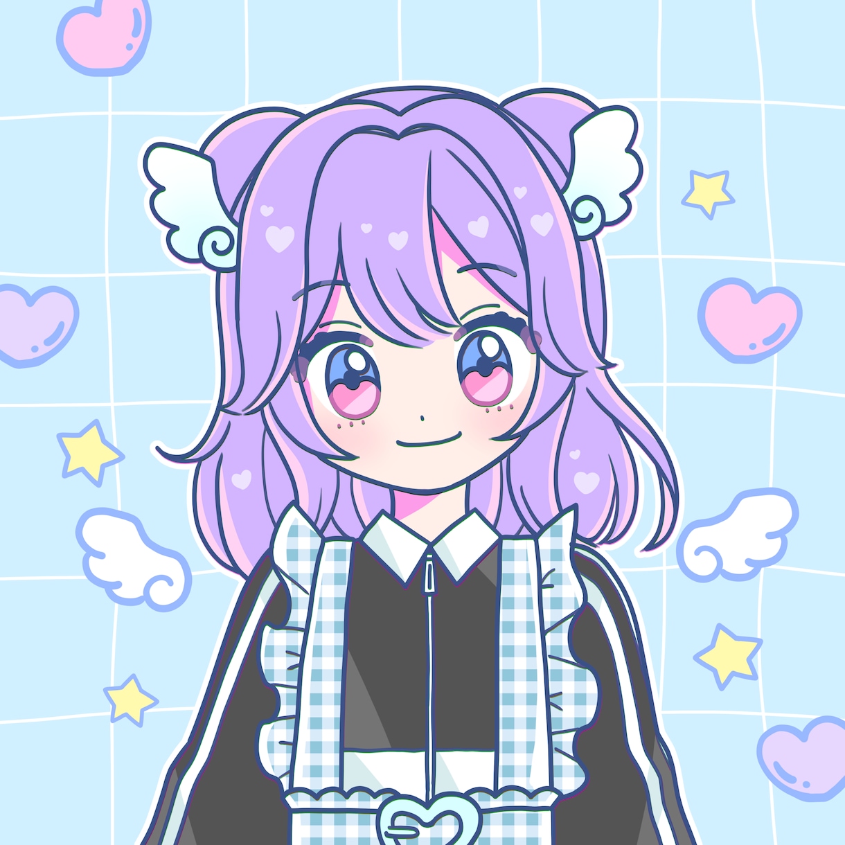 かわいい女の子や男の子のイラスト制作します SNS用画像/アイコン/配信活動/似顔絵などに イメージ2