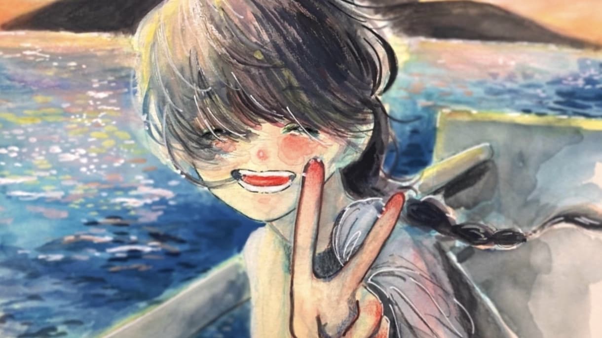 アナログイラストで可愛い女の子描きます その他食べ物や似顔絵も承ります！ イメージ8
