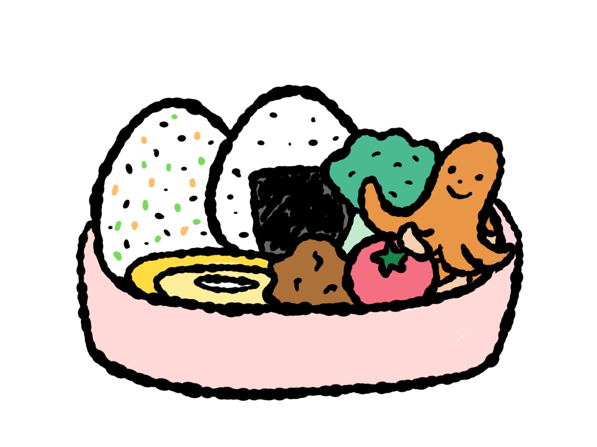 商用利用OK！可愛い食べ物のイラストをお描きします ⭐︎手描きでほのぼのした雰囲気です。挿絵やアイコンに♪ イメージ1