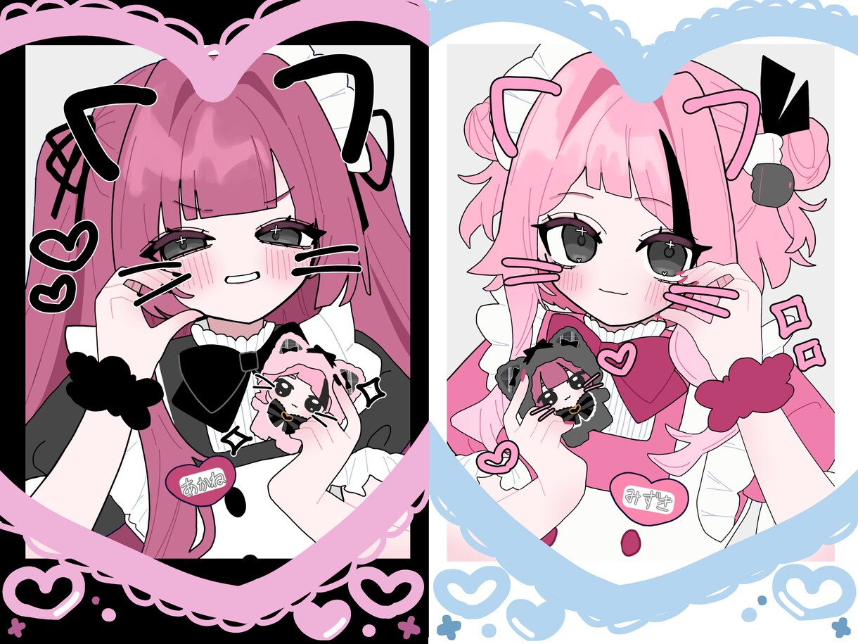 サムネ、アイコン等に！とにかく可愛く描きます 企業様、個人様問わずお待ちしております！ イメージ4
