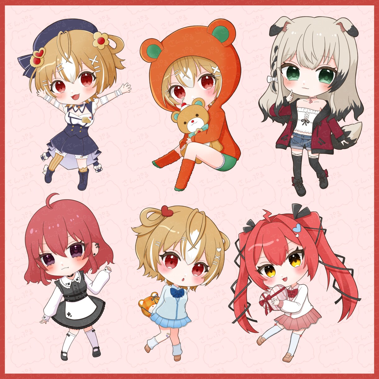 可愛くて色鮮やかなSDイラストを描きます 配信・動画素材やグッズ化にどうぞ！ イメージ3
