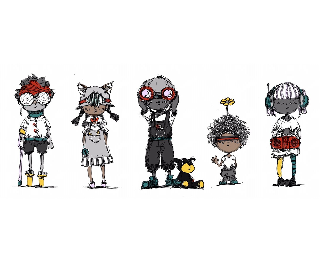 挿絵やミニキャラを制作します ノスタルジックな世界観がお好きな方へ イメージ2