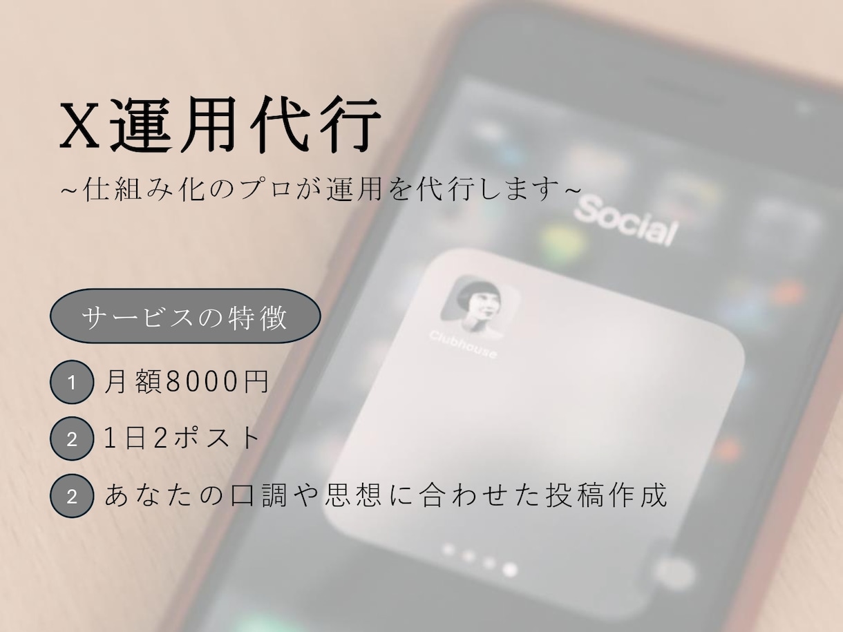 限定3名｜仕組化のプロが毎日のX運用を代行します SNS運用代行会社のAIエンジニアが毎日改善 イメージ1