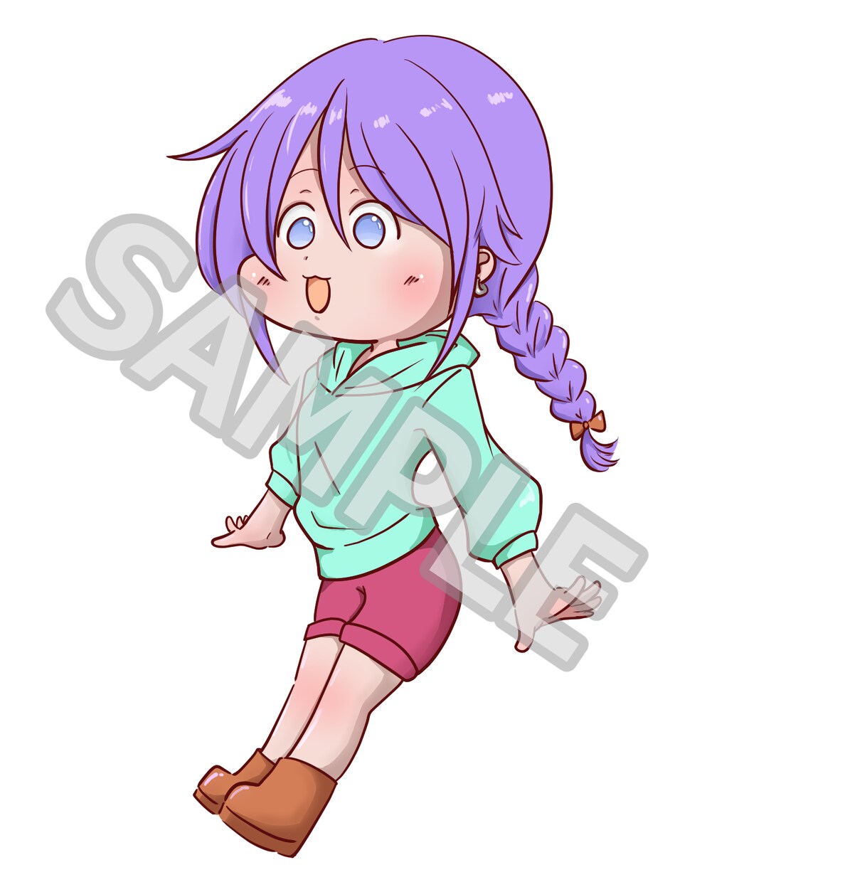 ミニキャライラスト制作します グッズやアイコンにも使えるカワイイイラスト！ イメージ4
