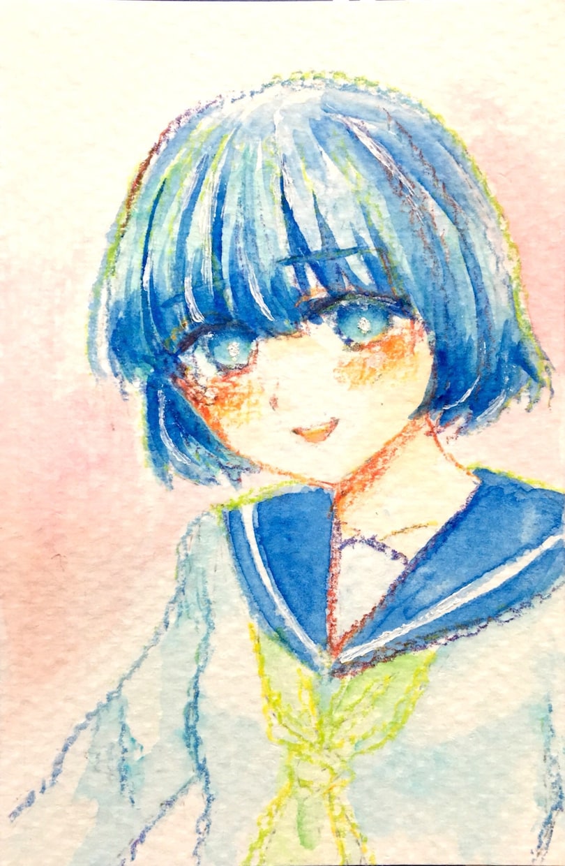 アナログ透明水彩絵描きます 自分だけが使える絵が欲しい方、オリキャラを形にしたい方必見！ イメージ8