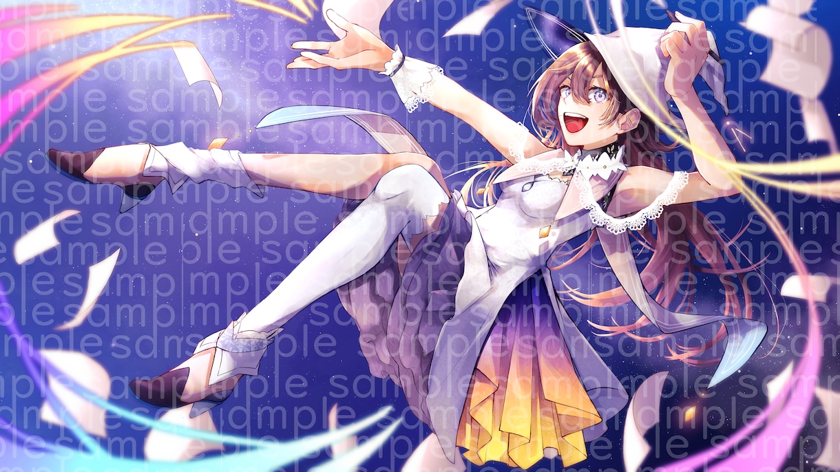 イラスト作成します 商用利用可能　背景・ミニキャラ・等身キャラ描きます！ イメージ4