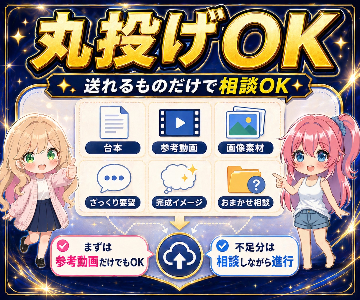 2chスレ風・反応集・解説動画を編集します 5ch対応・15分同額・丸投げOK・最短納品1時間相談可 イメージ3