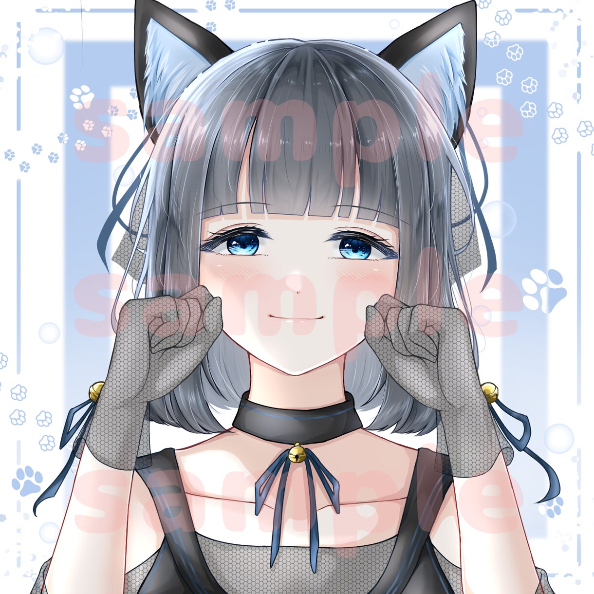SNSアイコン､イラスト制作承ります 透明感のある、可愛いイラストをお描きします イメージ2
