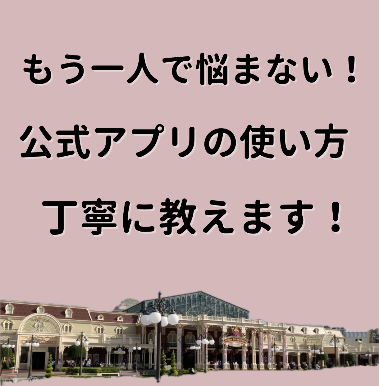 後悔しないディズニーのプランを作ります 複雑なディズニーを分かりやすく整えて、丁寧にお伝えします イメージ2