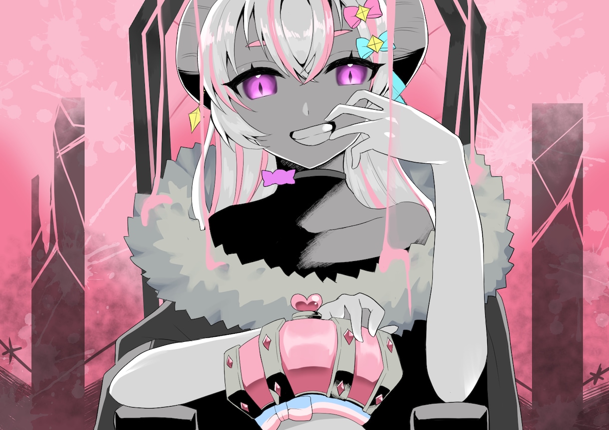 アイコン、挿絵、Vtuberデザイン描きます 別サイトでの実績多数！丁寧にあなたの好みを引き出します！ イメージ6