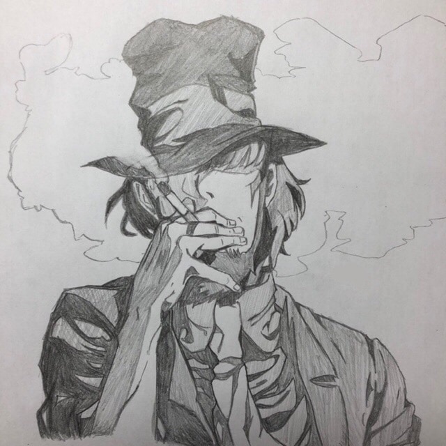 鉛筆画で好きなキャラクターを描きます 鉛筆画で描かれた手書きイラスト、1枚どうですか？ イメージ4