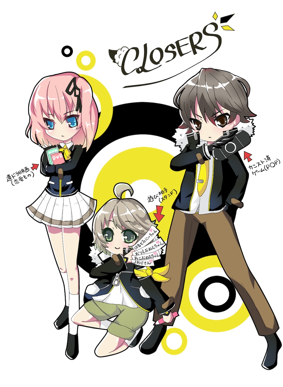 キャラクターの立ち絵描きます ゲーム、商業使用可能なキャラクターです イメージ3