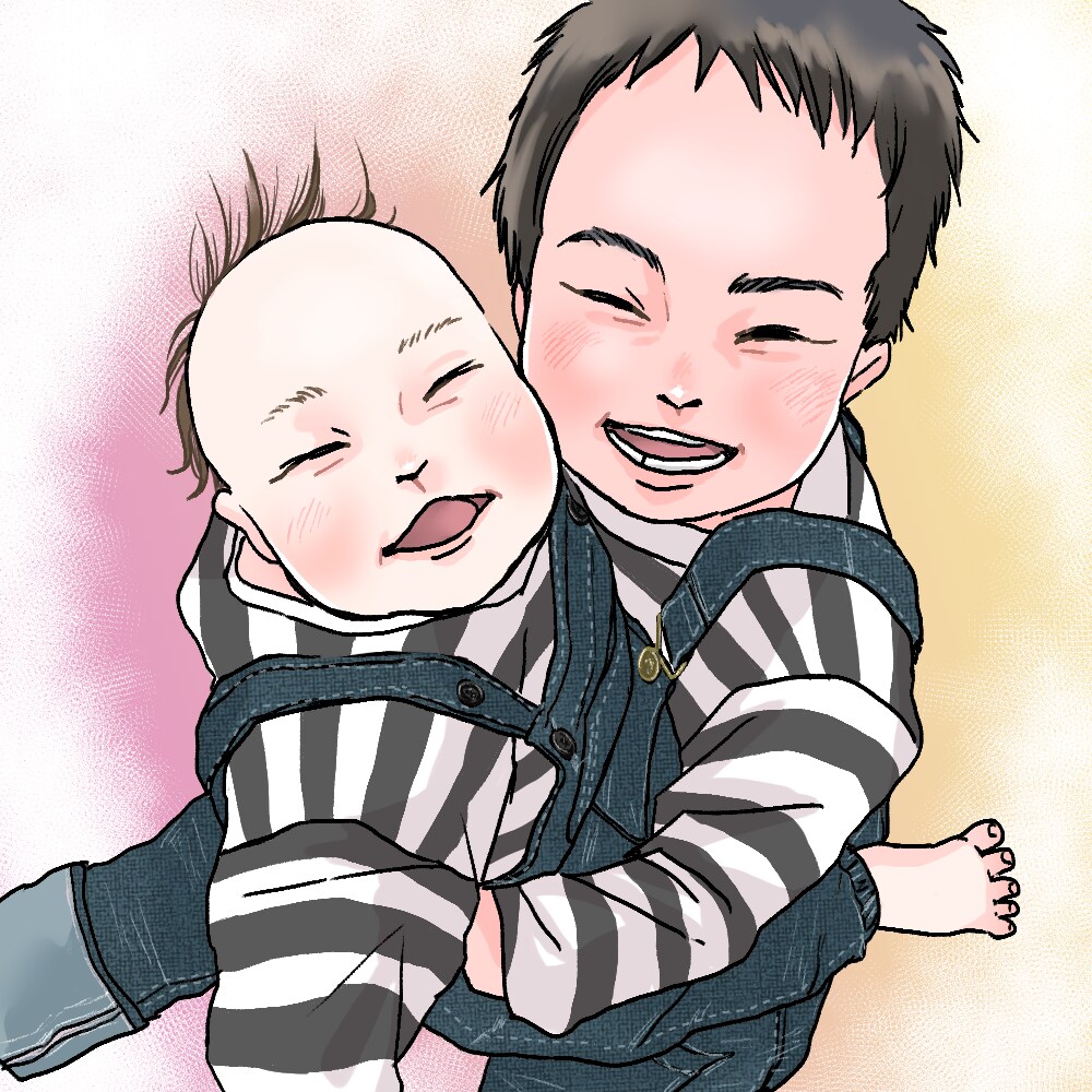 記念日や贈り物にオススメの似顔絵を描きます いろんなテイストのイラストに可能な限り対応いたします イメージ2
