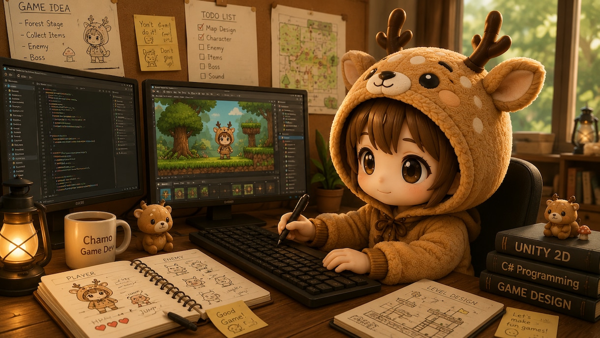 オリキャラをゲーム化|先着3名25%OFFします ポートフォリオ作品を基準に世界観に合うゲームを制作 イメージ1