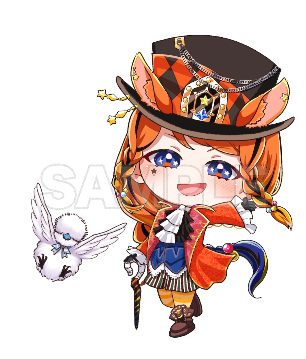 ポップなSDイラスト描きます サンプル作成・実績作りのためお安めの値段でイラスト作成！ イメージ1