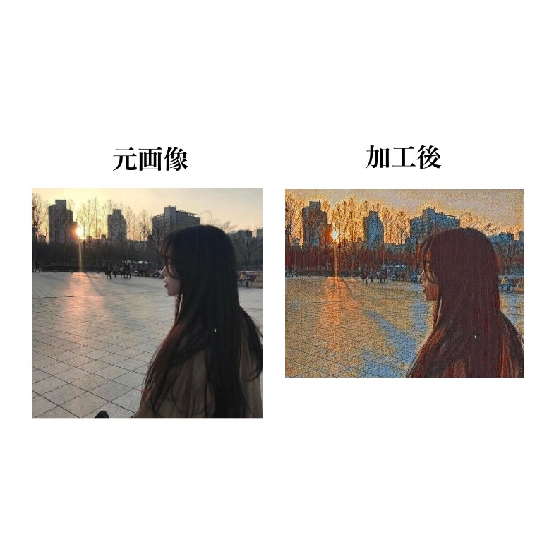 写真画像を絵画風に加工します 貴方だけの思い出の美術館を作ってみませんか? イメージ1