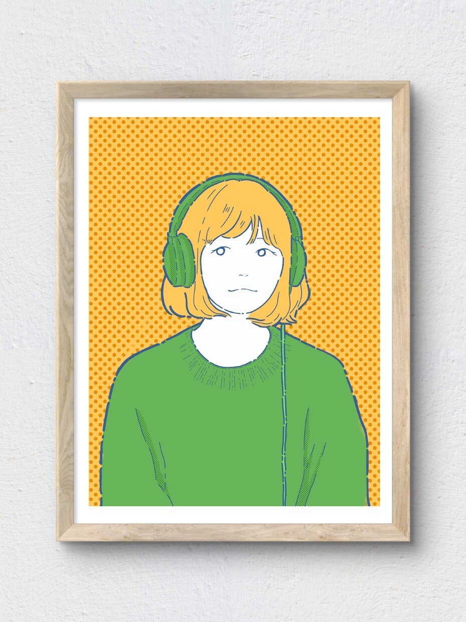 ポップでレトロなイラストを作成します SNS用のアイコンや、画像をレトロポップに仕上げます イメージ3