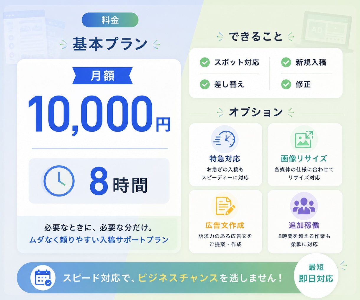 Yahoo!・SmartNewsの入稿を代行します 設定指示と素材をもとに広告入稿・確認まで対応 イメージ8