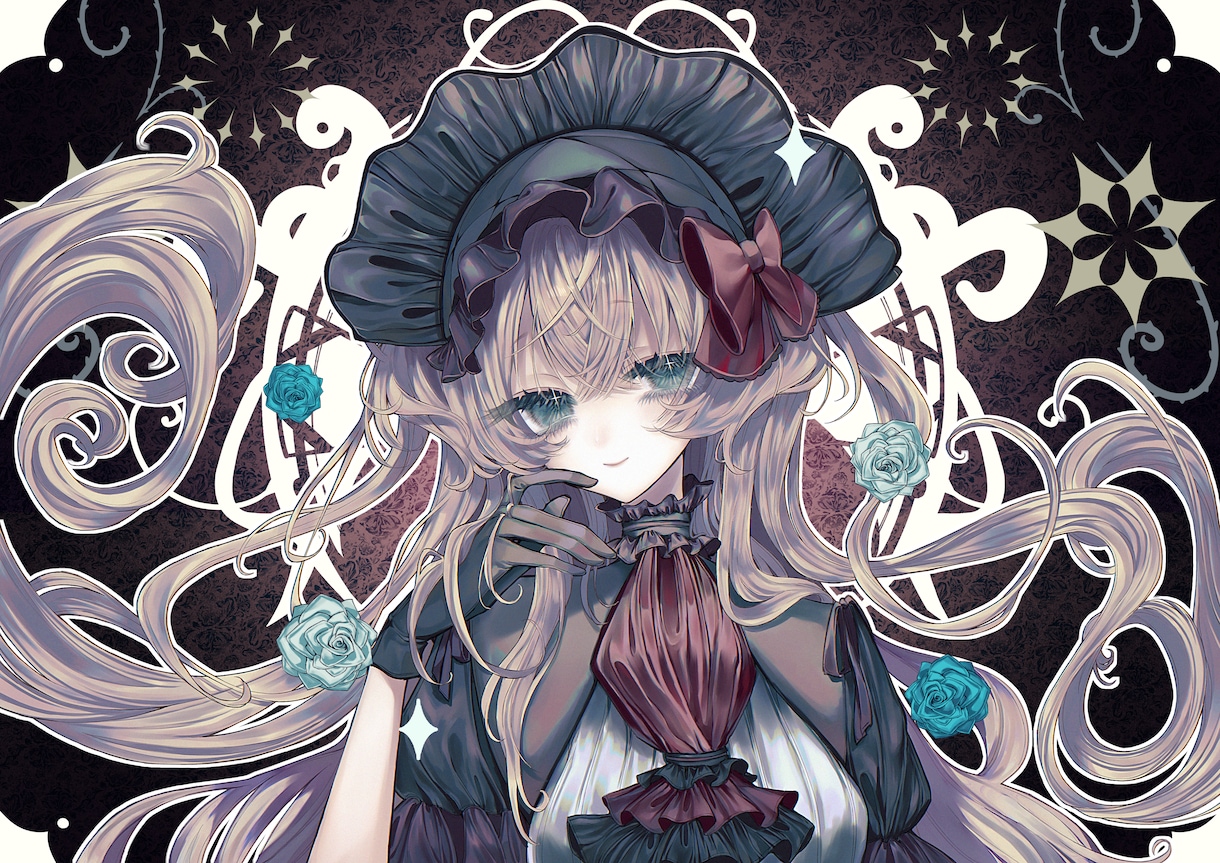 ダークな雰囲気のイラストを描きます どこか仄暗いダークで奇妙な雰囲気のイラストが好きな方へ イメージ2
