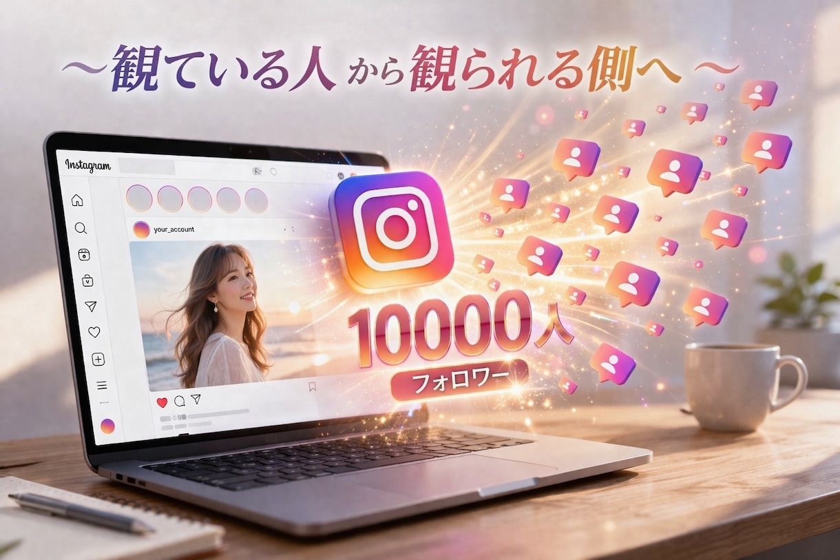 インスタフォロワー＋1万人向上サポートします フォロワー数は即効薬と注目度の鏡❗️ イメージ1
