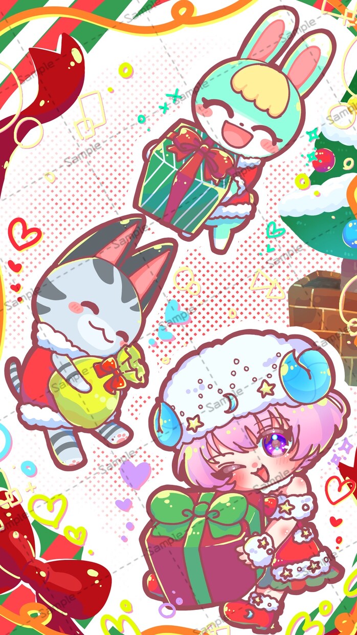 カラフルな1枚絵描きます ビビットカラーで可愛く明るい絵をお送りします！ イメージ4