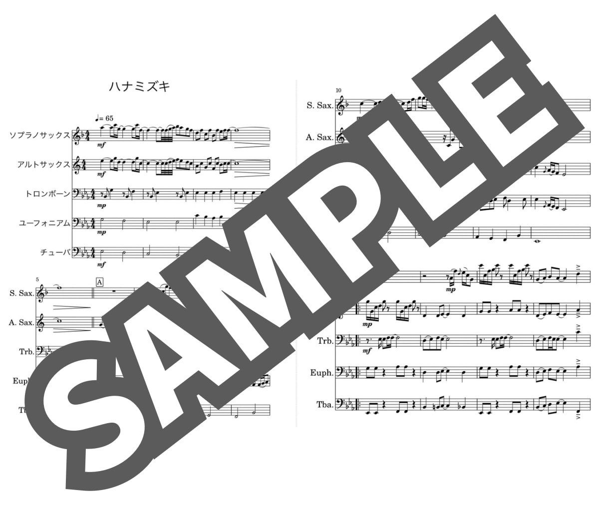 アンサンブル用楽譜制作します 木管/金管/吹奏楽/ゲーム・アニメ・ドラマ等劇半音楽対応 イメージ4
