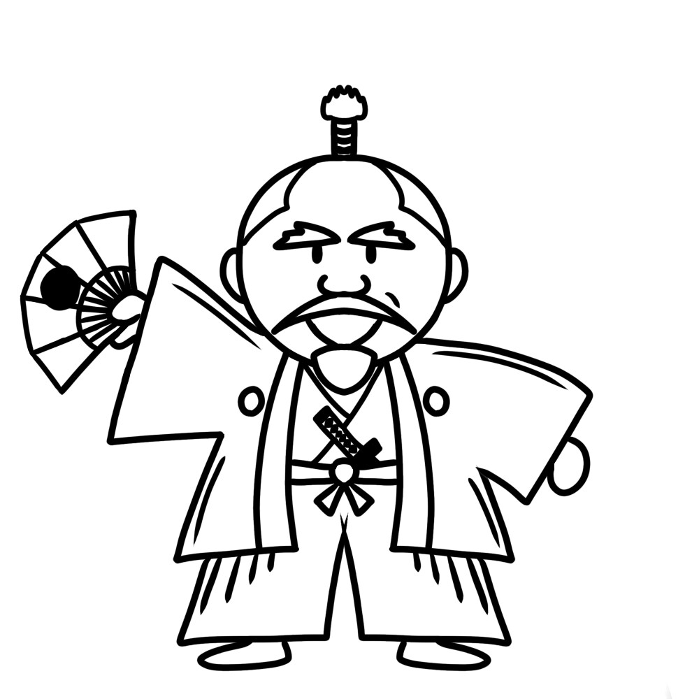 可愛い戦国武将のイラストを提供します 歴史好きの人に向けたイラストです。 イメージ3