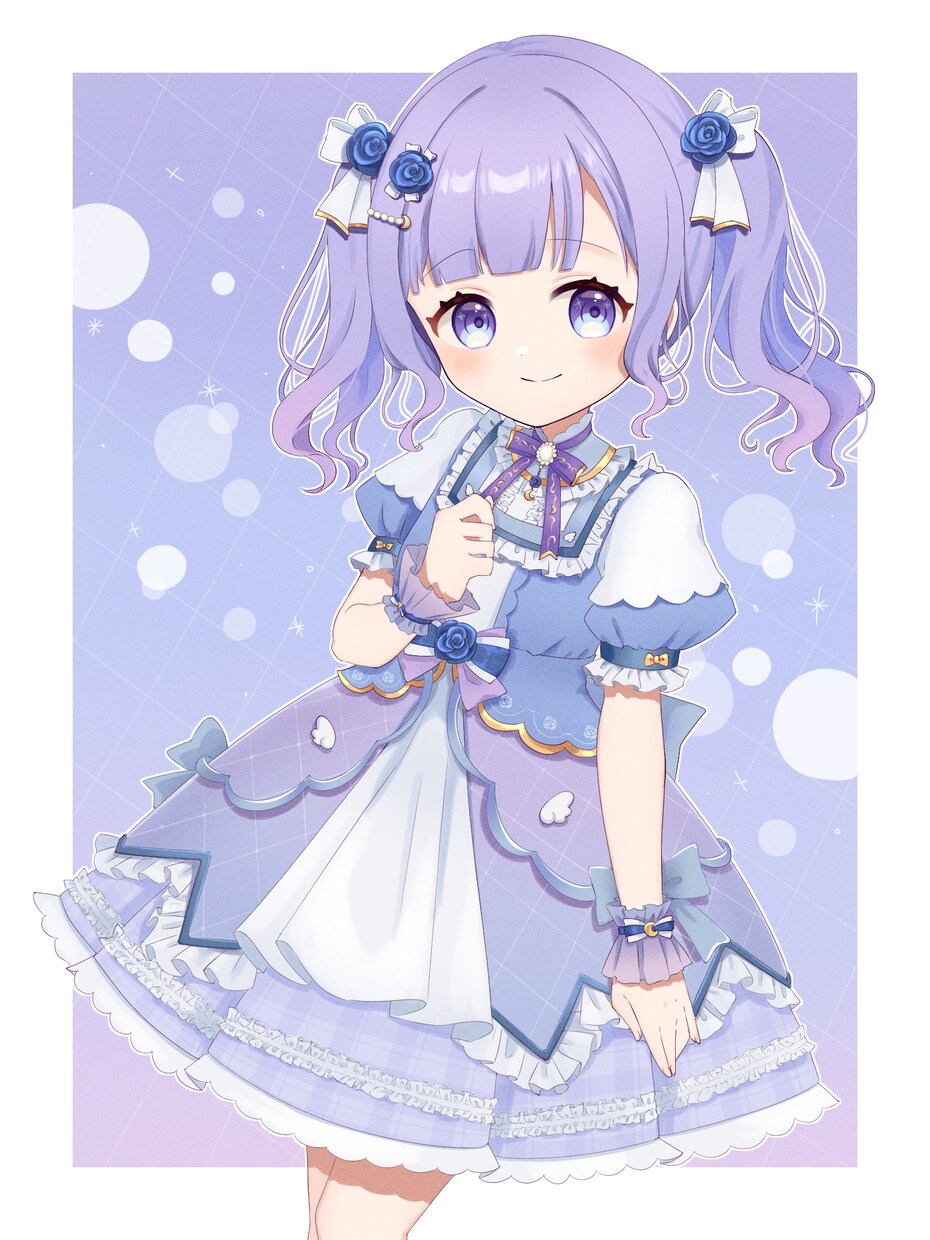 かわいい女の子の1枚絵を4000円で作成します おはVやサムネ使用、推しVtuberへのプレゼントなどに イメージ3