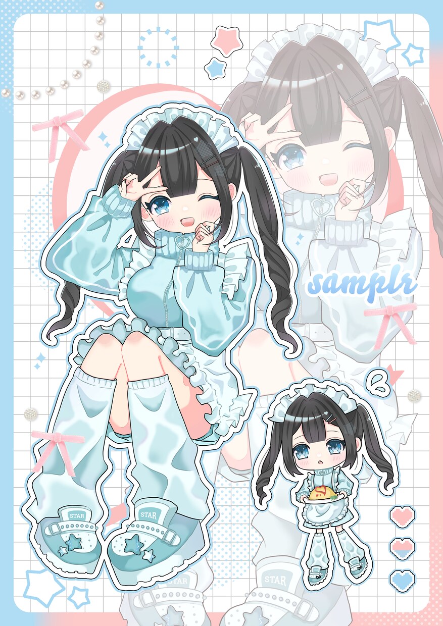 可愛い女の子、男の子のイラスト描きます SNSアイコン、サムネ、ヘッダー等の1枚絵描きます⁎⋆*﻿ イメージ6