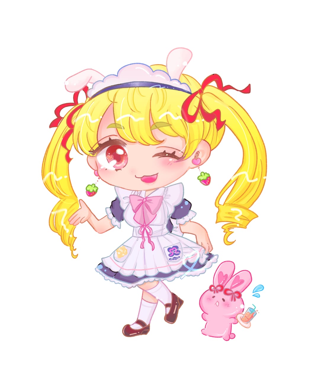 IRIAMの立ち絵イラストお描きします 男女・動物系なんでもアリ♪SDキャラも可能です♪♪ イメージ8