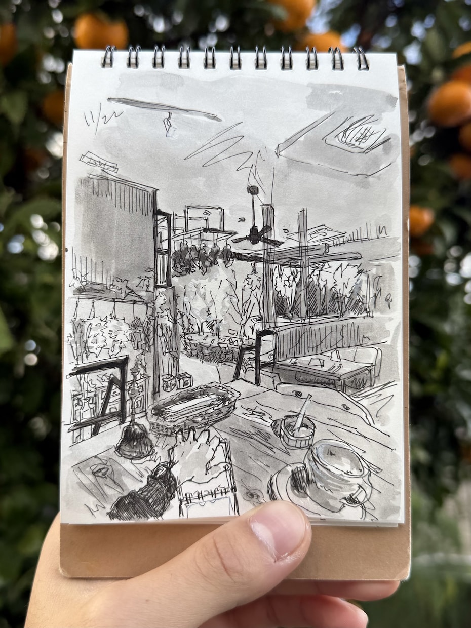 カフェやお店の店内、ご自宅の絵を描きます お気に入りのお店やこだわりの家の絵を水彩画で描きます！ イメージ3