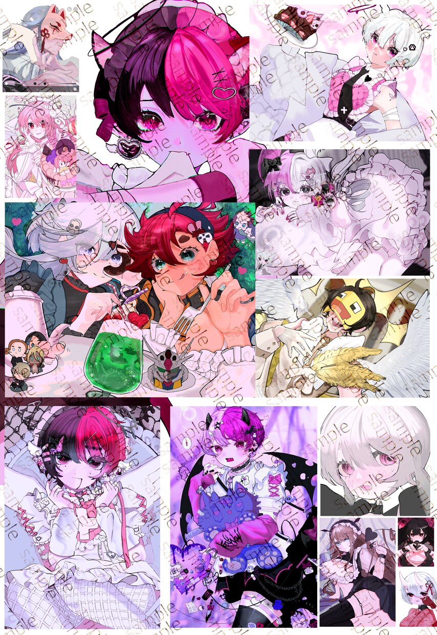 透明感のあるイラストをおかきします SNSアイコン、宣伝イラストや配信、立ち絵などお描きします イメージ1