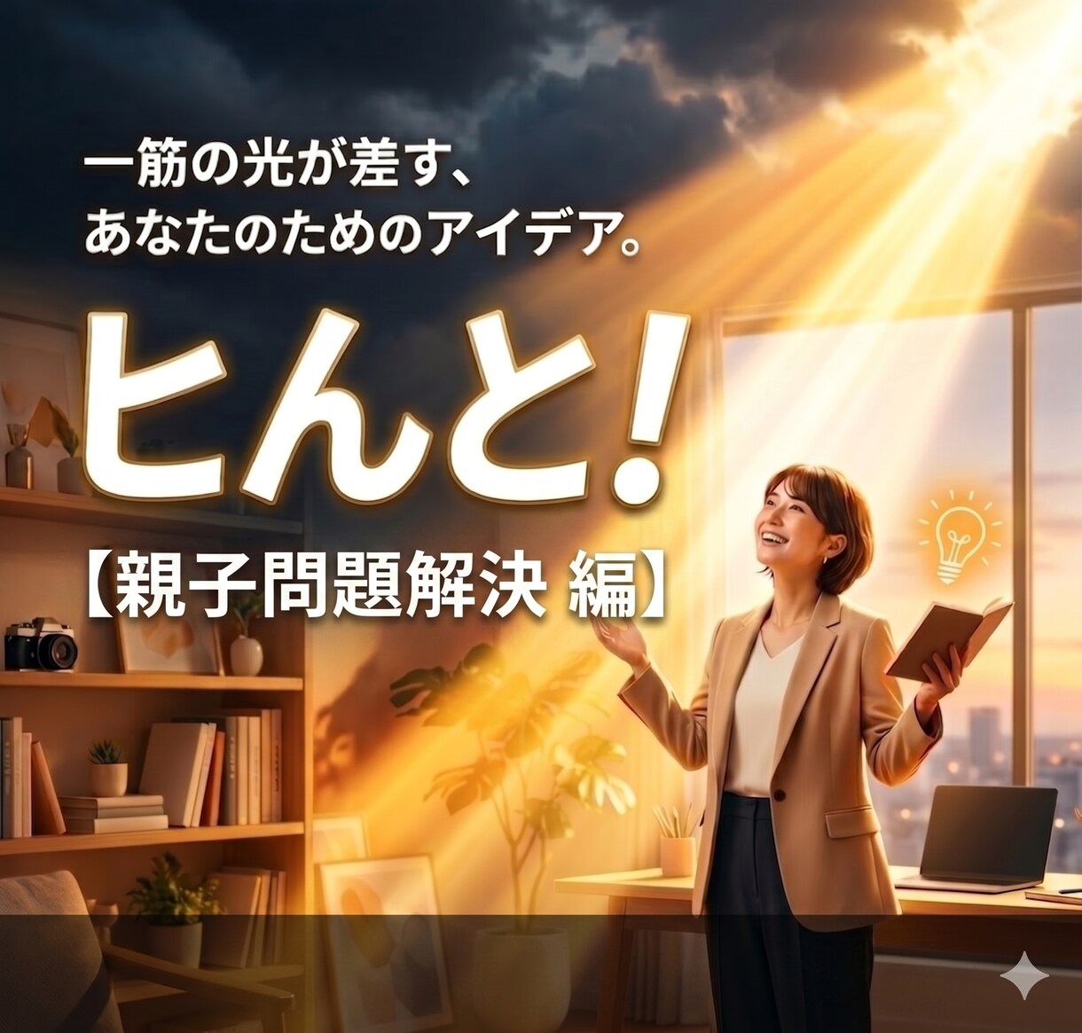 親子問題解決の『ヒんと』を提供します 『国立大学現役合格者3人』『博士』『イジメ経験』の親です。 イメージ1