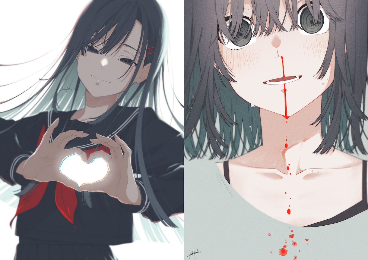 キャライラスト・動画イラストを描きます 透明感のあるものから温かみのあるものまで、幅広く提供します イメージ4