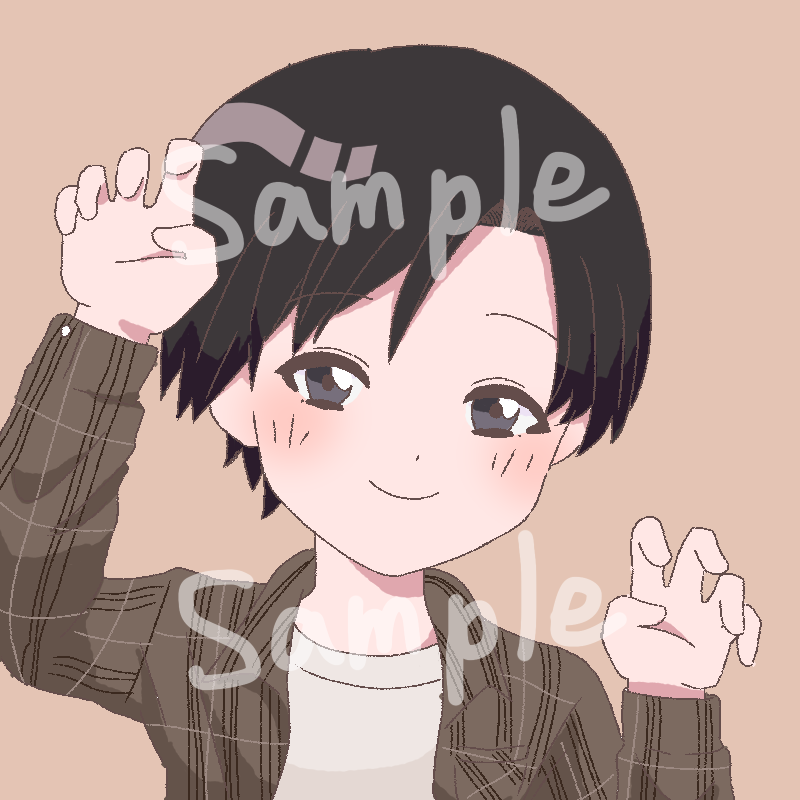 SNS用のアイコン描きます かわいい・目を引くアイコン描きます！ イメージ4