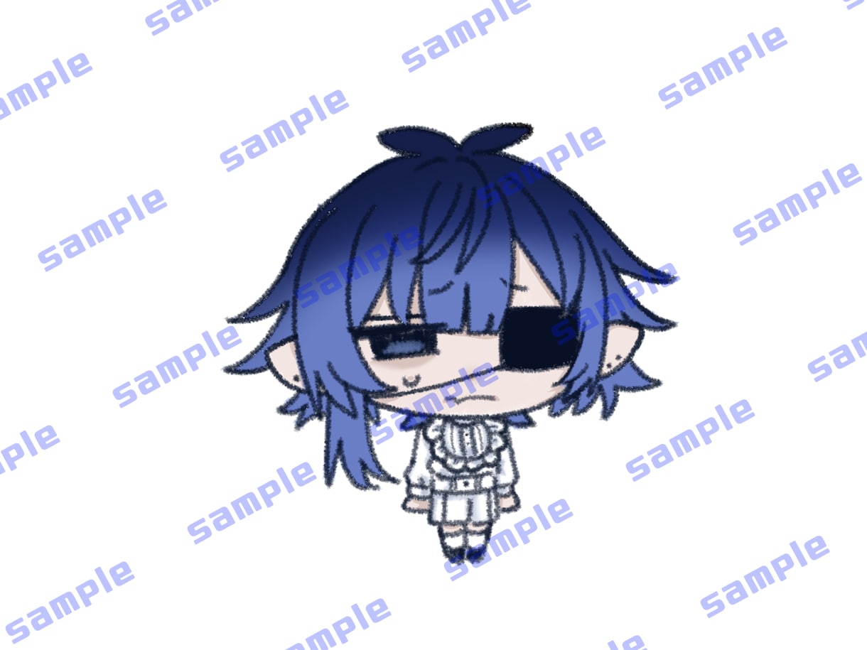 最短納品1週間！SDイラスト描きます ※5月末まで実績作りのため半額セール！表情差分1つ付き！ イメージ5