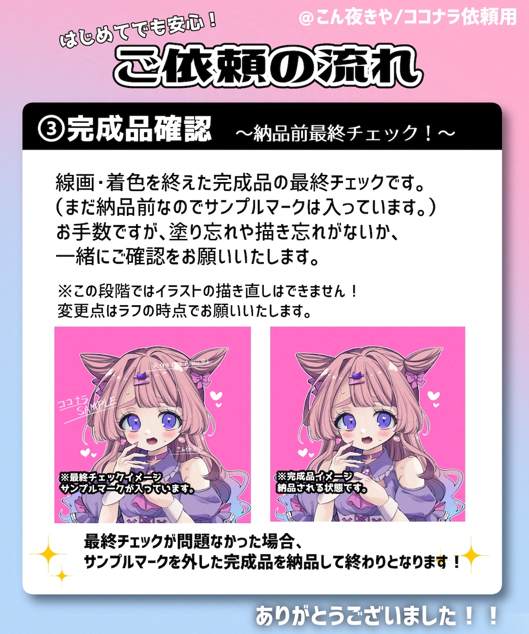かわいい女の子のアイコン描きます アカウントの"顔"はかわいく！SNSやyoutubeなど イメージ7