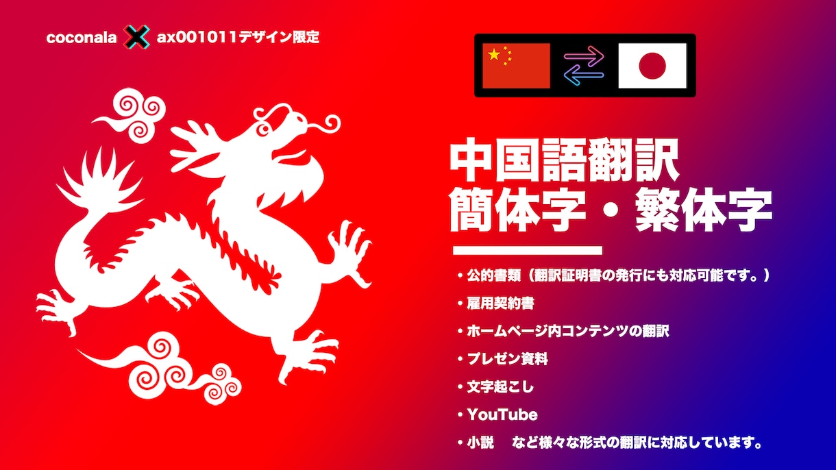 中国語⇔日本語翻訳サービスを提供します 様々なフォーマットに対応した最高水準の翻訳 イメージ1