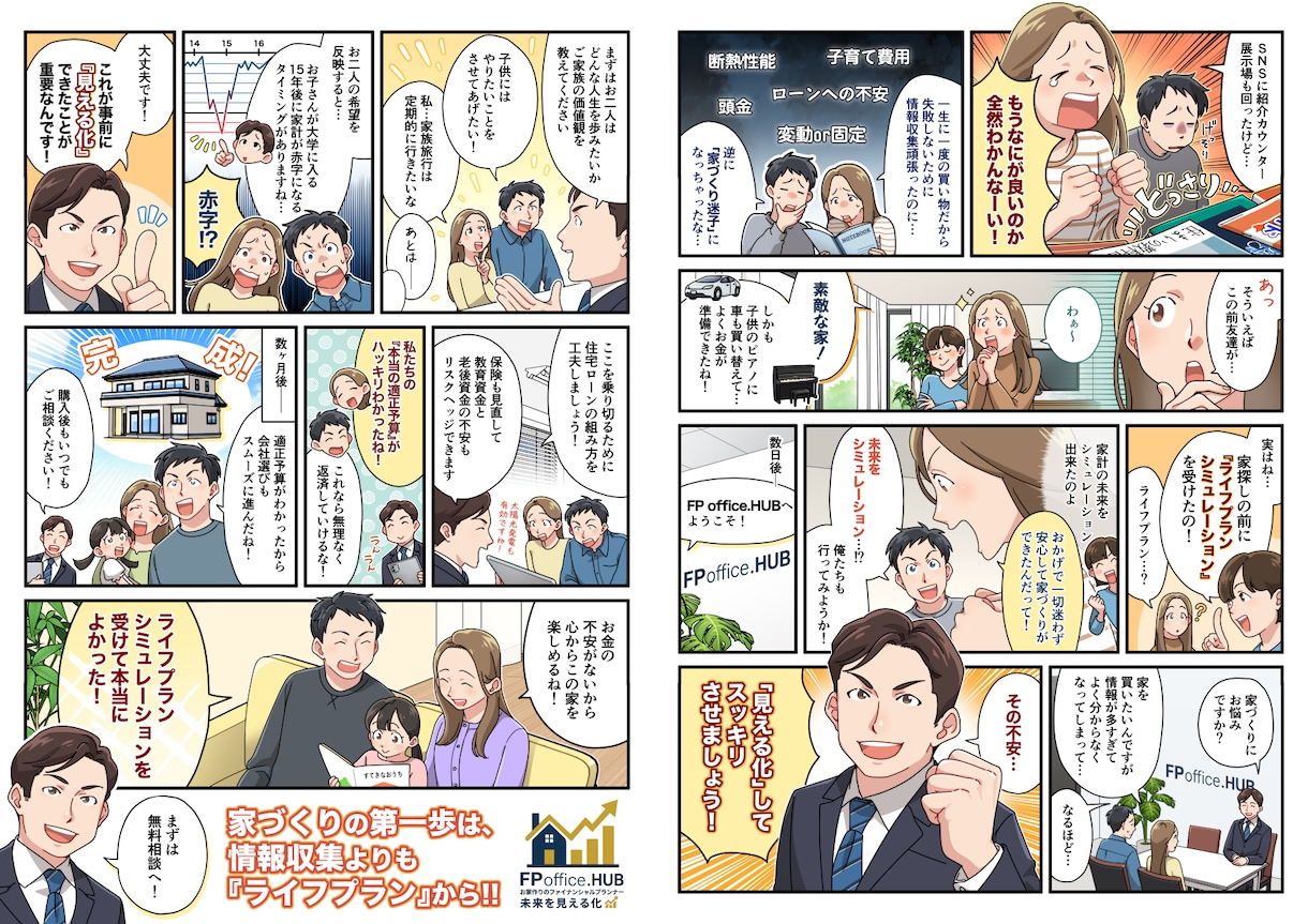 商用OK！目を引く漫画お描きします LPやSNSの広告からエッセイ、youtubeなど幅広く対応 イメージ3