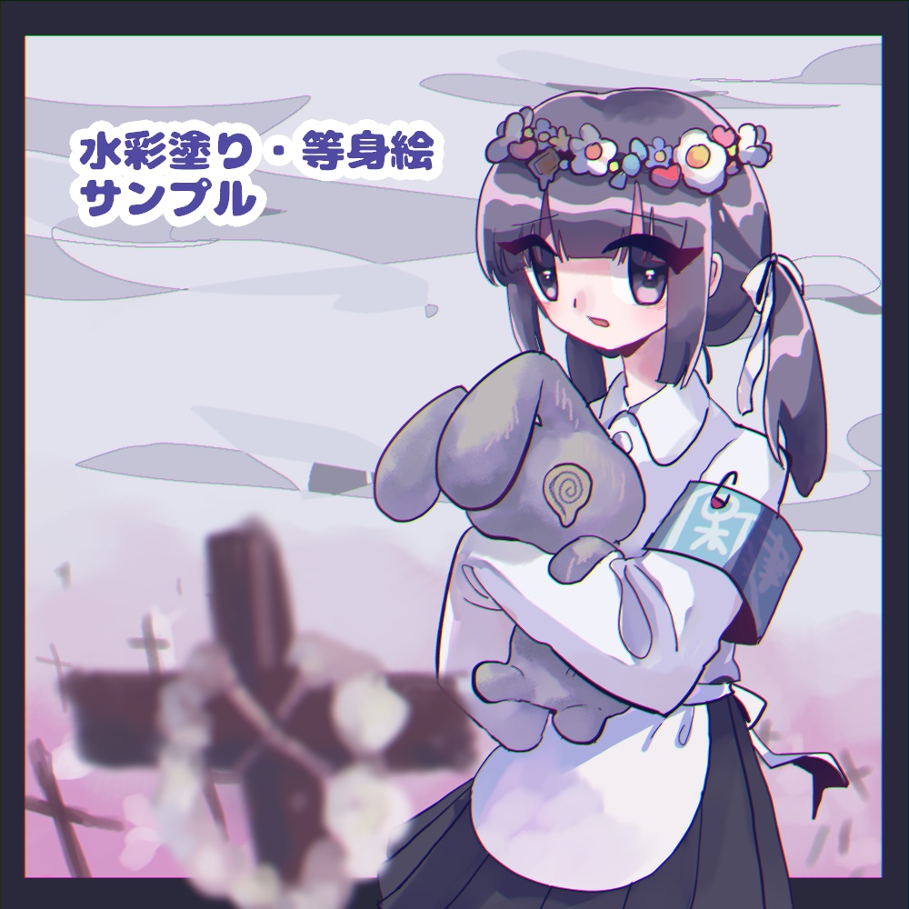 かわいい！萌え系イラスト描きます アイコン・一枚絵・立ち絵などに！かわいいイラストを描きます イメージ2