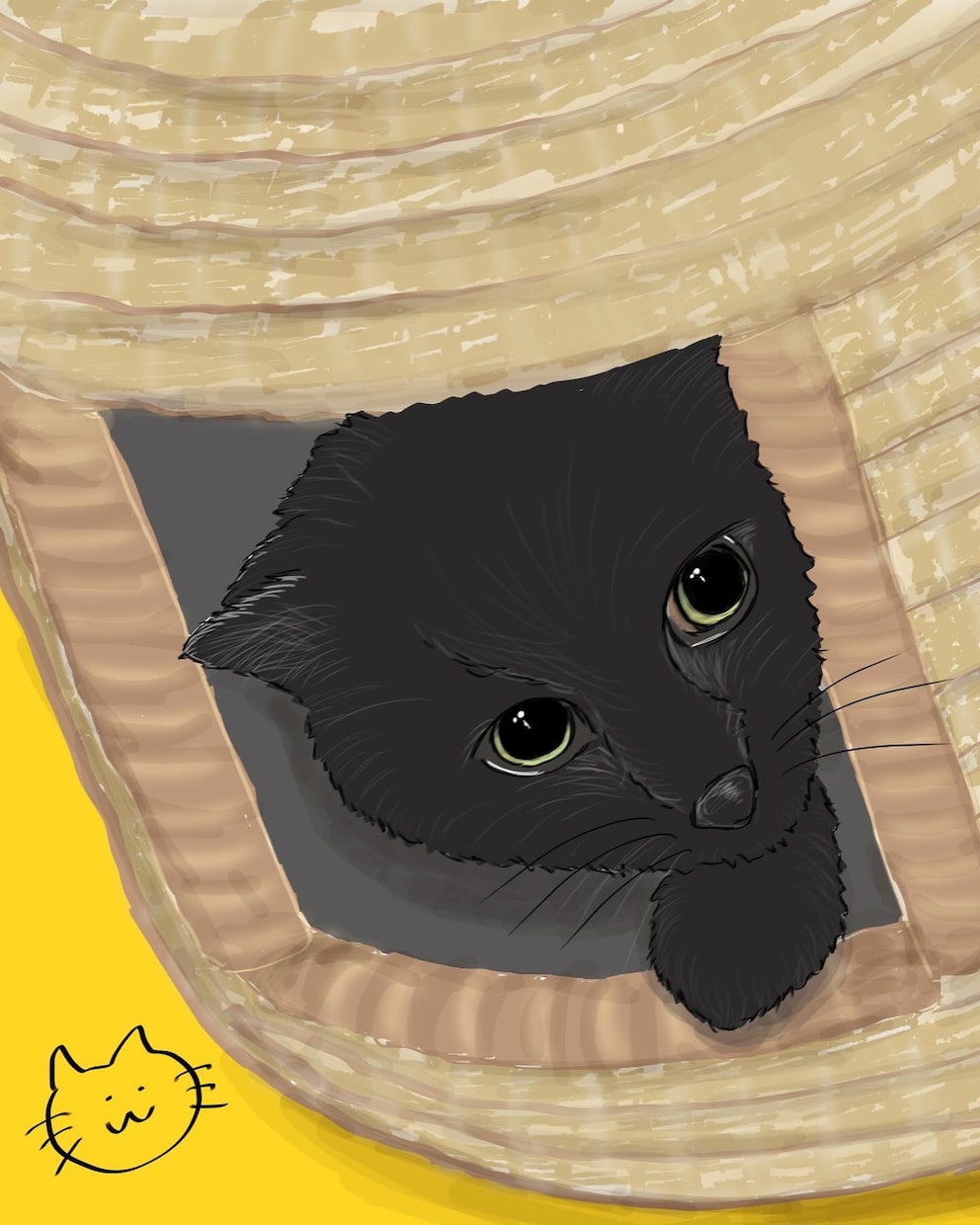 ねこちゃんのイラスト描きます 大切な家族、思い出を丁寧に描かせていただきます！ イメージ2