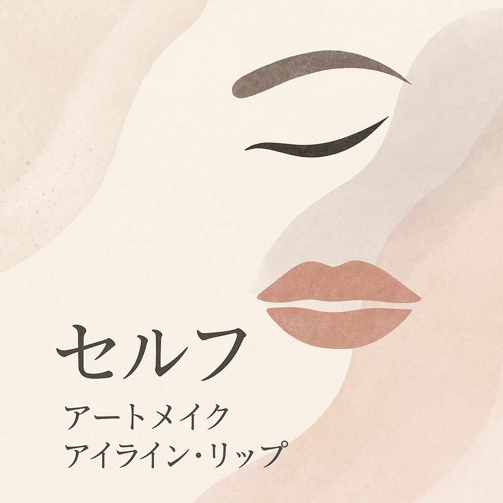 美容講師が導く美アイライン＆美リップ学べます 目元と唇で印象が変わる。セルフアートメイクの知識集 イメージ1