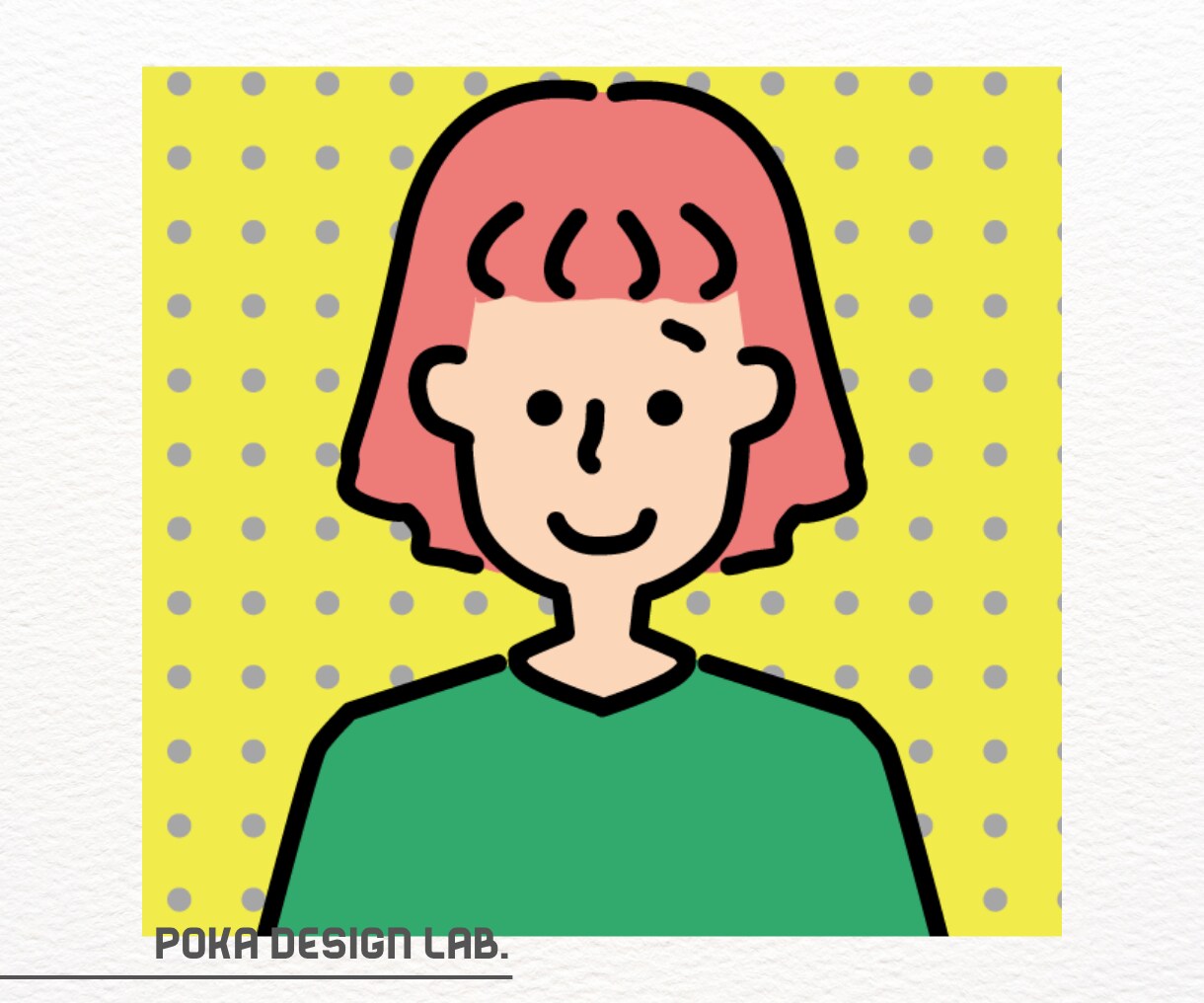 目を惹くアイコン（ペットもOK）作成します シンプルながらも、惹かれる似顔絵アイコンをつくります！！！ イメージ3