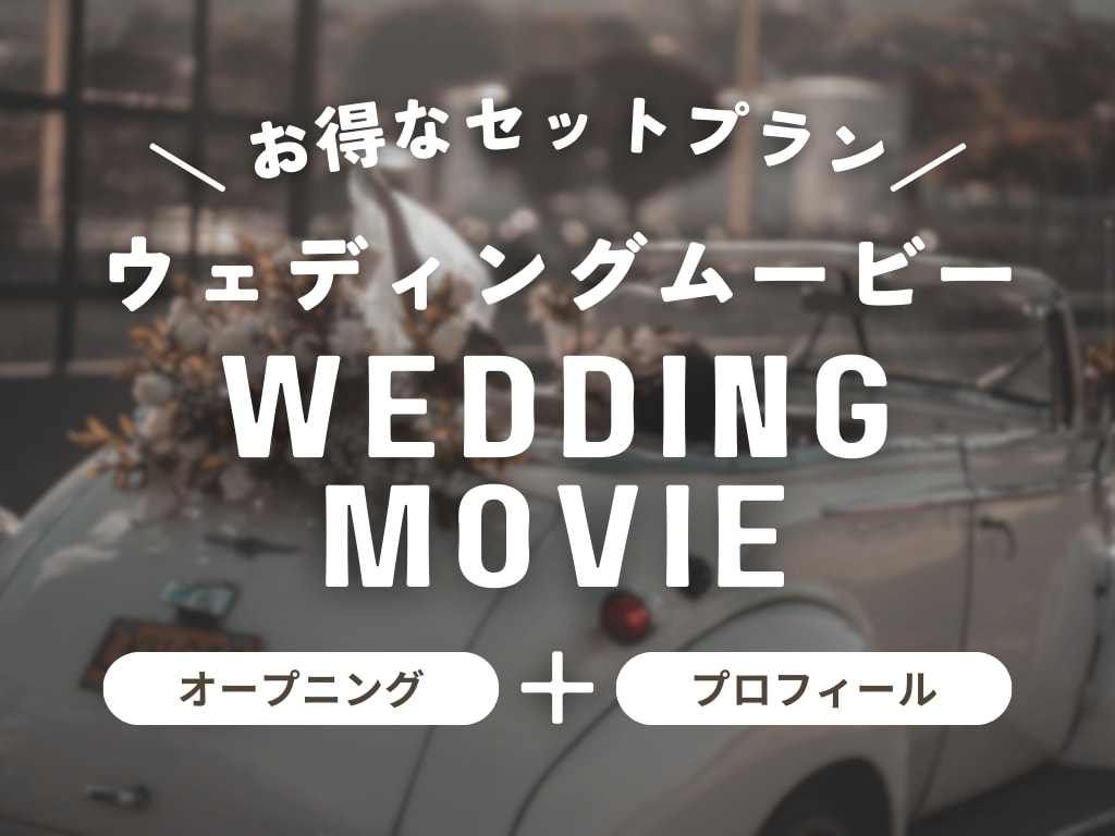 選べる！オープニング・プロフィールムービー作ります 【セットでお得！】お好みのテンプレを選んで2本お得に制作！ イメージ1