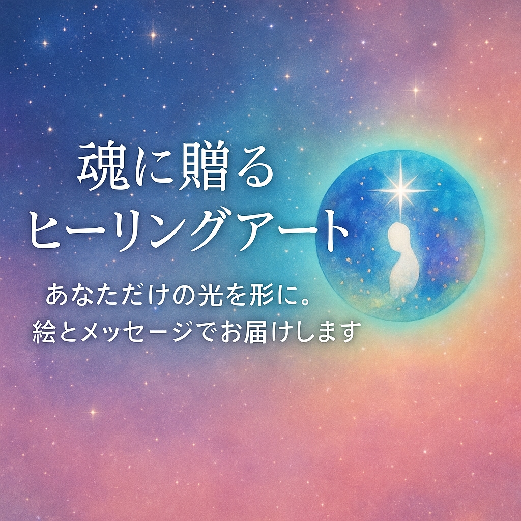魂に贈るヒーリングアート鑑定いたします 絵と霊視で魂の癒しと導きをお届け イメージ1