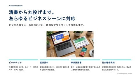 元外資系AFPが作る！各種資料・企画書作成します 成約、評価向上に繋がるロジカルな資料を、構成から作ります イメージ7