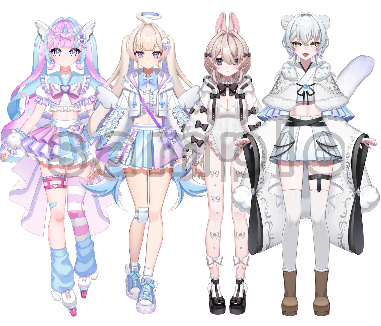 高可動域、高クオリティVTuberモデル制作します キャラデザにこだわりたい方、高品質なモデルを求めている方向け イメージ2