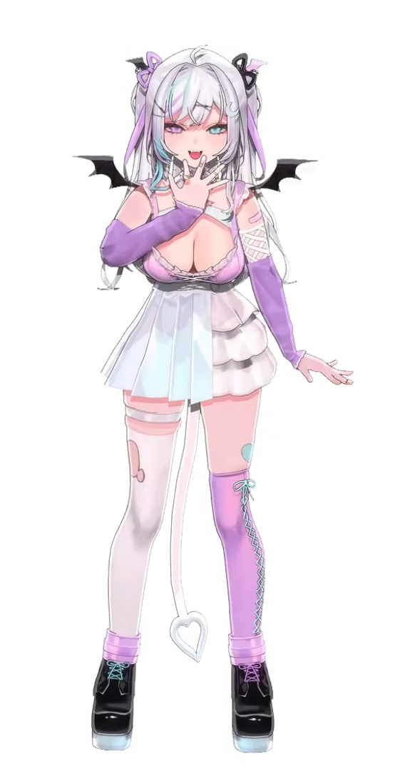 Vtuber美麗フルスクラッチ3Dモデル制作します 2Dそっくりで美麗＆ハイポリ気味の3Dモデル制作します イメージ9