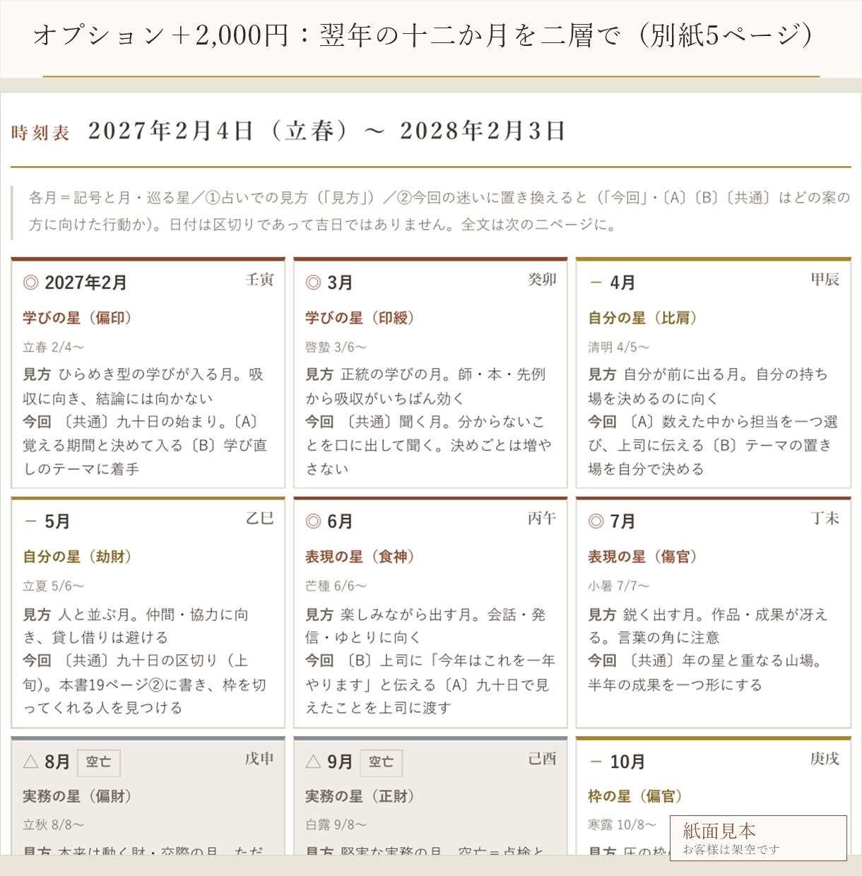 あなたの言葉が入る四柱推命の鑑定書を書きます 生年月日だけでなく、あなたの悩みの言葉から書く一冊 イメージ7